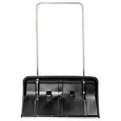  Лопата снегоуборочная (скрепер) на колесах, пластиковая, 82х45 см, высота 120 см, металлическая ручка, №8 | Инвентарь для уборки на улице и уходом за почвой