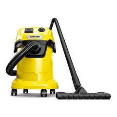  Пылесос хозяйственный karcher wd 3 p, мусоросборник 17 л, мощность 1000 вт, желтый, 1.628-170.0 | Пылесосы промышленные