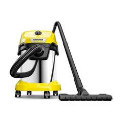  Пылесос хозяйственный karcher wd 3 s, мусоросборник 17 л, мощность 1000 вт, желтый, 1.628-135.0 | Пылесосы промышленные