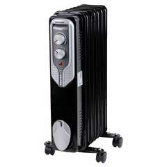  Обогреватель масляный sonnen dfn-09bl, 2000 вт, 9 секций, черный, 455311 | Масляные обогреватели