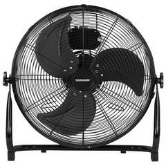  Вентилятор напольный повышенной мощности sonnen fe-45a, d=45 см, 120 вт, 3 скорости, черный, 455734 | Вентиляторы