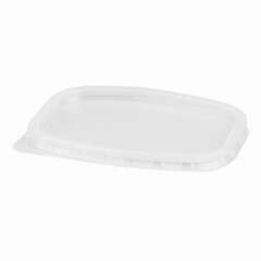  Крышки для одноразовых контейнеров, 139х102 мм, комплект 100 шт., пп, контейнеры 605082, -83, -84 | Контейнеры одноразовые