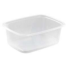  Одноразовый контейнер 200 мл, комплект 100 шт., без крышки, 108х82 мм, прозрачные, пп, юпласт, юупм2613 | Контейнеры одноразовые
