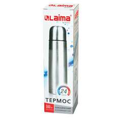  Термос laima классический с узким горлом, 0,5 л, нержавеющая сталь, 601412 | Термосы