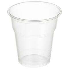  Стакан одноразовый 100 мл, плотный, пластиковый пп, прозрачный, комплект 100 шт, 608258, 46025266532 | Стаканы и чашки одноразовые
