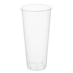  Стакан одноразовый пластиковый, прозрачный, сверхплотный, 650 мл, "bubble cup", взлп, 1022гп | Стаканы и чашки одноразовые