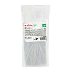  Нож одноразовый пластиковый 165 мм, белый, комплект 100 шт., стандарт, laima, 603080 | Ножи одноразовые