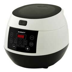  Мультиварка scarlett sc-mc410s26, 500 вт, объем 3 л, 8 программ, белая/черная | Мультиварки