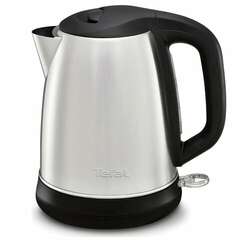 Чайник tefal ki270d30, 1,7 л, 2400 вт, закрытый нагревательный элемент, сталь, серебристый, 7211002374 | Чайники