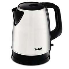  Чайник tefal ki150d30, 1,7 л, 2400 вт, закрытый нагревательный элемент, сталь, серебристый, 7211001458 | Чайники