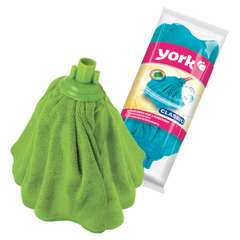  Насадка моп "юбочка" для швабры, еврорезьба, микрофибра, 24 см, 93 г, york, 77060 | Насадки и тряпки для швабр (мопы)