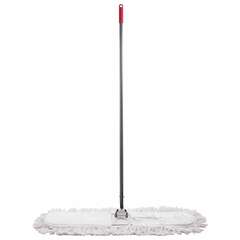  Швабра-рамка 90 см, стальной черенок 125 см, цельный держатель, моп с завязками, хлопок, laima, 603603 | Швабры для пола