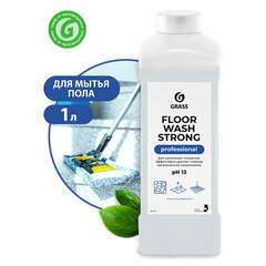  Средство концентрат для машинной и ручной мойки полов 1 л, grass floor wash strong, щелочное, 250100 | Средства для мытья пола