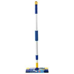  Окномойка laima, алюминиевая телескопическая ручка 76-125 см, рабочая часть 25 см (стяжка, губка, ручка), для дома и офиса, 601493 | Щетки для мытья окон с ручкой