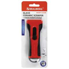  Скребок для любых поверхностей (керамика, стекло, плитка) brauberg smart clean, 5 лезвий, 607457 | Скребки для окон и пола