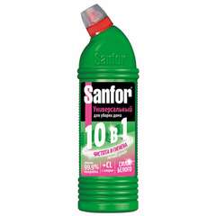  Чистящее средство 1 кг, sanfor universal (санфор универсал) "летний дождь", гель, 1956 | Чистящие и моющие средства универсальные