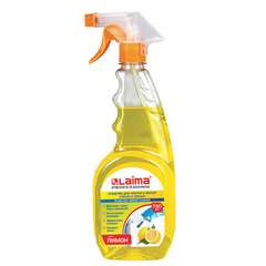 Средство для мытья стекол и зеркал 750 мл, laima professional "лимон", распылитель, 604653 | Средства для мытья стекол