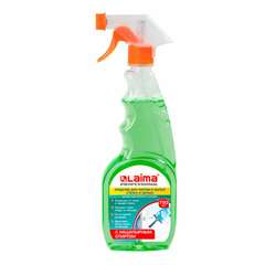  Средство для мытья стекол и зеркал с нашатырным спиртом 750 мл, laima professional, распылитель, 604745 | Средства для мытья стекол