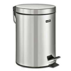  Ведро-контейнер для мусора (урна) с педалью laima "classic", 12 л, зеркальное, нержавеющая сталь, со съемным внутренним ведром, 232261 | Контейнеры и ведра для мусора