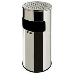  Урна с пепельницей 27 литров, 600х250 мм, нержавеющая сталь, зеркальная, laima professional, 606299 | Урны-пепельницы