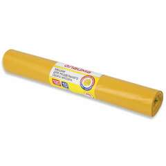  Мешки для раздельного сбора мусора 120 л, желтые, в рулоне 10 шт., пвд 38 мкм, 70х108 см, laima, 606705, 3842 | Мешки для мусора универсальные