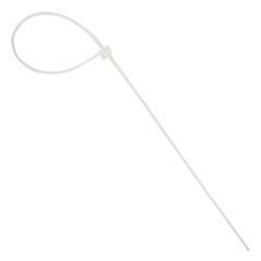  Хомуты (стяжки), нейлоновые, 3,6 мм х 250 мм, комплект 100 шт., белые, европодвес, 57-0250 | Хомуты (стяжки)