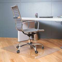  Коврик защитный напольный brabix, поликарбонат, 100x120 см, глянец, 1 мм, 604846 | Защитные покрытия