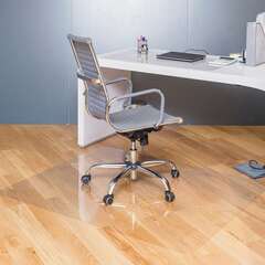  Коврик защитный напольный brabix, поликарбонат, 120х150 см, глянец, толщина 1 мм, 604847 | Защитные покрытия