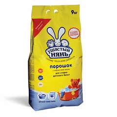  Стиральный порошок для всех типов стирки 9 кг, ушастый нянь, 10168, 01016 | Стиральные порошки для детского белья