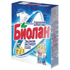  Стиральный порошок для ручной стирки 350 г, биолан "эконом эксперт" (нэфис косметикс), 721-4, 61-4 | Стиральные порошки