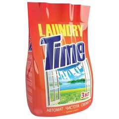  Стиральный порошок-автомат 3 кг, laundry time (лондри тайм) | Стиральные порошки