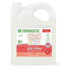  Гель для стирки концентрированный биоразлагаемый 5 л, synergetic "магическая орхидея", 109823 | Стиральные порошки