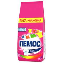  Стиральный порошок автомат, 12 кг, пемос колор, для цветного белья | Стиральные порошки