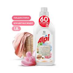  Средство для стирки жидкое 1,8 л, grass alpi, для цветных тканей, нейтральное, концентрат, гель, 125734 | Стиральные порошки