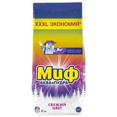  Стиральный порошок-автомат 15 кг, миф, 100 стирок, 80769432 | Стиральные порошки