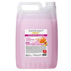  Мыло-крем жидкое, 5 л, золотой идеал "фруктовая карамель", 607489 | Мыло жидкое