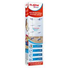  Сушилка напольная для белья раскладная многофункциональная, 3 уровня, на колесах, laima home, 607807 | Сушилки для белья