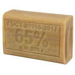  Мыло хозяйственное 65%, 200 г, меридиан, без упаковки | Мыло хозяйственное