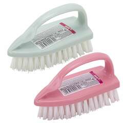  Щетка для одежды/обуви, большая, 9х14х6 см, пластик, цвет ассорти, "утюжок", york, 40010 | Щетки для обуви и одежды