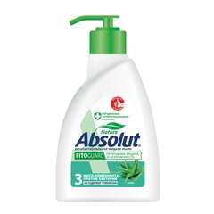  Мыло жидкое антибактериальное 250 мл absolut (абсолют) "алоэ", дозатор, не содержит триклозан, 5064, 5009, 5064 | Мыло жидкое