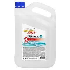  Мыло-крем жидкое с антибактериальным эффектом, 5 л, золотой идеал deluxe "нейтральное", перламутровое, 607497 | Мыло жидкое