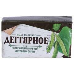  Мыло туалетное 140 г чистые традиции, "дегтярное", 147-2 | Мыло кусковое