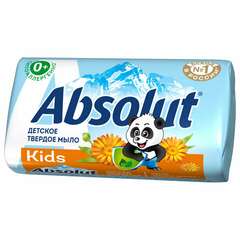 Мыло туалетное детское 90 г, absolut kids "календула", натуральное, 07357, 6063 | Мыло кусковое для детей
