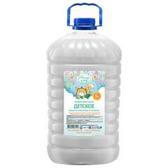  Мыло-крем жидкое детское для детских учреждений и общепита 5 л, harmony of body, пэт, hob-6 | Мыло жидкое для детей