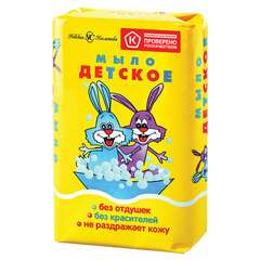  Мыло туалетное 90 г, "детское" (невская косметика), 10151 | Мыло кусковое для детей