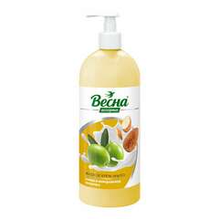  Мыло-крем жидкое 850 г весна ассорти "олива и миндальное молочко", без триклозана, дозатор, 5233 | Мыло жидкое