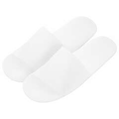  Тапочки одноразовые "антикризисные" открытые комплект 25 пар спанбонд, р. 37-42, белые, smz | Тапочки