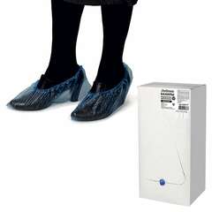  Бахилы комплект 2000 шт. (1000 пар) в упаковке, эконом, размер 40х14 см, 1,8 г, пнд, любаша, 630717 | Бахилы