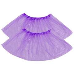  Бахилы прочные 3,8 грамма, фиолетовые комплект 100 штук (50 пар), 40х15 см, пнд | Бахилы