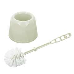  Ерш для унитаза с подставкой стандартной, "блеск", цвет мраморный/белый ротанг, idea, м 5010 | Ершики для унитаза